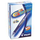 Pilot G6 Gel Pen, Retractable, Fine 0.7 mm, Blue Ink, Blue Barrel