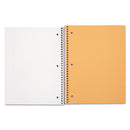 Mead Spiral Notebook, 5 Subject, Medium/College Rule, Randomly Assorted Covers, 10.5 x 8, 180 Sheets