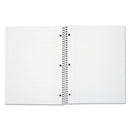 Mead Spiral Notebook, 3-Hole Punched, 1 Subject, Medium/College Rule, Randomly Assorted Covers, 11 x 8, 100 Sheets