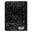 Mead Square Deal Composition Book, Medium/College Rule, Black Cover, 9.75 x 7.5, 100 Sheets