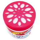 BRIGHT Air Super Odor Eliminator, Island Nectar and Pineapple, Pink, 14 oz Jar, 6/Carton