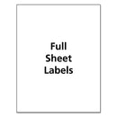 Avery White Shipping Labels-Bulk Packs, Inkjet/Laser Printers, 8.5 x 11, White, 250/Box