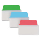Avery Ultra Tabs Repositionable Tabs, Standard: 2" x 1.5", 1/5-Cut, Assorted Colors (Blue, Green and Red), 48/Pack