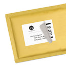 Avery Shipping Labels w/ TrueBlock Technology, Laser Printers, 3.33 x 4, White, 6/Sheet, 25 Sheets/Pack
