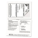 Avery Shipping Labels with Paper Receipt and TrueBlock Technology, Inkjet/Laser Printers, 5.06 x 7.63, White, 50/Pack