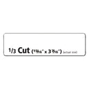 Avery Removable File Folder Labels with Sure Feed Technology, 0.94 x 3.44, White, 18/Sheet, 25 Sheets/Pack