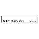 Avery Permanent TrueBlock File Folder Labels with Sure Feed Technology, 0.66 x 3.44, White, 30/Sheet, 50 Sheets/Box