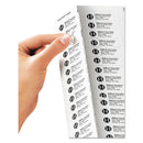 Avery Matte Clear Easy Peel Mailing Labels w/ Sure Feed Technology, Laser Printers, 0.66 x 1.75, Clear, 60/Sheet, 10 Sheets/Pack