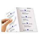 Avery Matte Clear Easy Peel Mailing Labels w/ Sure Feed Technology, Inkjet Printers, 2 x 4, Clear, 10/Sheet, 25 Sheets/Pack