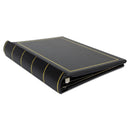 Wilson Jones Looseleaf Corporation Minute Book, 1 Subject, Unruled, Black/Gold Cover, 11 x 8.5, 250 Sheets