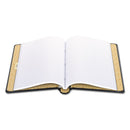 Wilson Jones Looseleaf Corporation Minute Book, 1 Subject, Unruled, Black/Gold Cover, 14 x 8.5, 250 Sheets