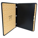 Wilson Jones Looseleaf Corporation Minute Book, 1 Subject, Unruled, Black/Gold Cover, 11 x 8.5, 250 Sheets
