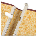 Wilson Jones Looseleaf Corporation Minute Book, 1 Subject, Unruled, Red/Gold Cover, 11 x 8.5, 250 Sheets