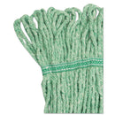 Boardwalk Super Loop Wet Mop Head, Cotton/Synthetic Fiber, 5" Headband, Medium Size, Green
