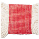 Boardwalk Super Loop Wet Mop Head, Cotton/Synthetic Fiber, 5" Headband, Large Size, White