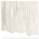 Boardwalk Cut-End Wet Mop Head, Rayon, No. 20, White, 12/Carton