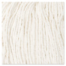 Boardwalk Cut-End Wet Mop Head, Rayon, No. 20, White