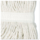 Boardwalk Cut-End Wet Mop Head, Rayon, No. 20, White