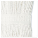 Boardwalk Cut-End Wet Mop Head, Cotton, White,