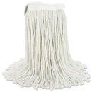 Boardwalk Cut-End Wet Mop Head, Cotton,