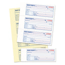 TOPS Money and Rent Receipt Books, Two-Part Carbonless, 2.75 x 7.13, 4/Page, 400 Forms