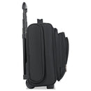 Solo Classic Rolling Overnighter Case, Fits Devices Up to 15.6", Ballistic Polyester, 16.14 x 6.69 x 13.78, Black