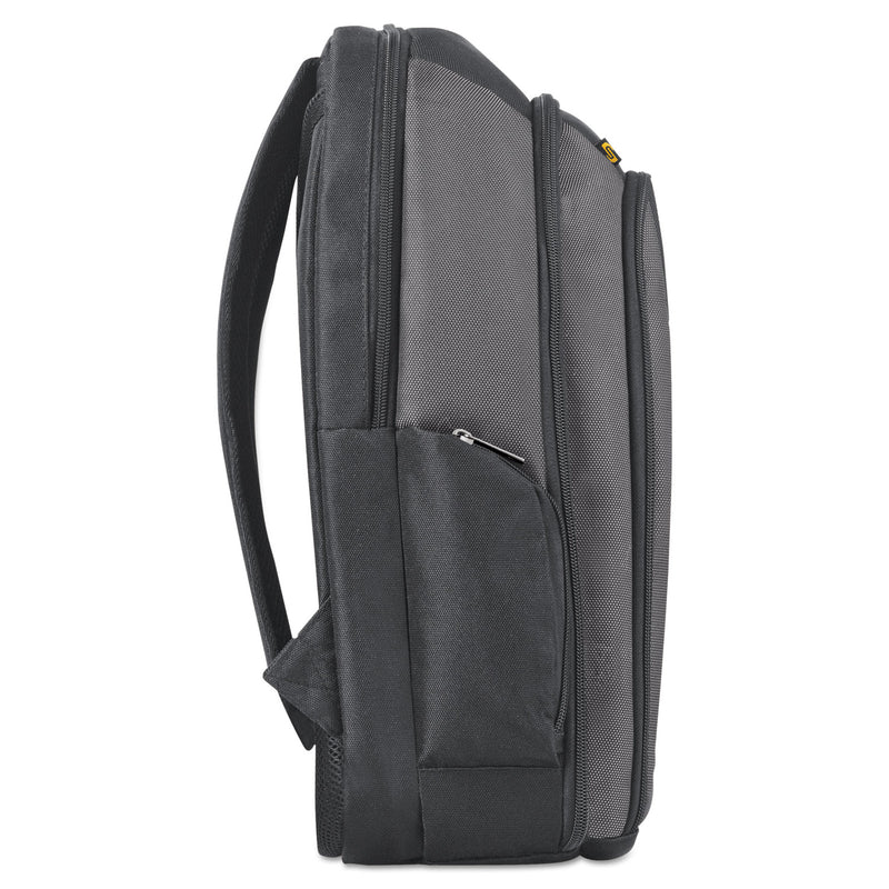 Solo Pro CheckFast Backpack, Fits Devices Up to 16", Ballistic Polyester, 13.75 x 6.5 x 17.75, Black