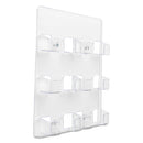 deflecto 6-Pocket Business Card Holder, Holds 480 Cards, 8.5 x 1.63 x 9.75, Plastic, Clear