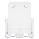 deflecto DocuHolder for Countertop/Wall-Mount, Magazine, 9.25w x 3.75d x 10.75h, Clear