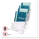 deflecto 4-Compartment DocuHolder, Booklet Size, 6.88w x 6.25d x 10h, Clear