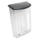 deflecto Outdoor Literature Box, 10w x 4.5d x 13.13h, Clear/Black