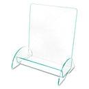 deflecto Euro-Style DocuHolder, Magazine Size, 9.81w x 6.31d x11h, Green Tinted