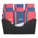 deflecto 3-Tier Document Organizer w/6 Removable Dividers, 13.38w x 3.5d x 11.5h, Black