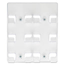 deflecto 6-Pocket Business Card Holder, Holds 480 Cards, 8.5 x 1.63 x 9.75, Plastic, Clear