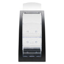 deflecto 3-Tier Literature Holder, Leaflet Size, 6.75w x 6.94d x 13.31h, Black