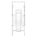 deflecto Stand-Tall Wall-Mount Literature Rack, Leaflet, 4.56w x 3.25d x 11.88h, Clear