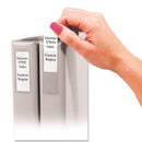 C-Line Self-Adhesive Ring Binder Label Holders, Top Load, 1 x 2,81, Clear, 12/Pack