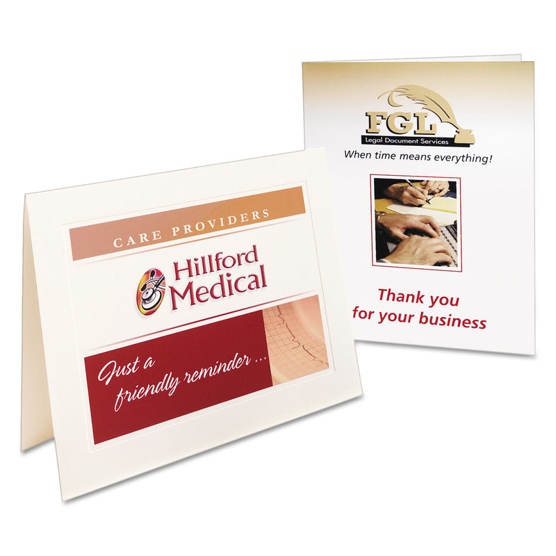 Avery Note Cards with Matching Envelopes, Inkjet, 85 lb, 4.25 x 5.5, Matte White, 60 Cards, 2 Cards/Sheet, 30 Sheets/Pack
