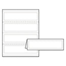 Avery Medium Embossed Tent Cards, White, 2.5 x 8.5, 2 Cards/Sheet, 50 Sheets/Box