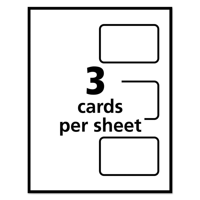 Avery Self-Laminating Laser/Inkjet Printer Badges, 2.25 x 3.5, White, 30/Box