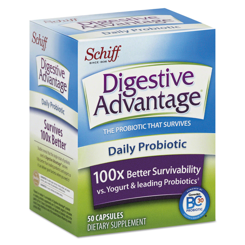 Digestive Advantage Daily Probiotic Capsule, 50 Count