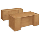 HON 10700 Series Credenza w/Doors, 72w x 24d x 29.5h, Harvest