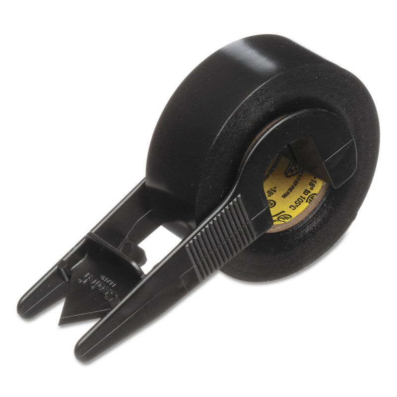 Scotch Super 33+ Vinyl Electrical Tape with Dispenser, 1" Core, 0.5" x 5.5 yds, Black