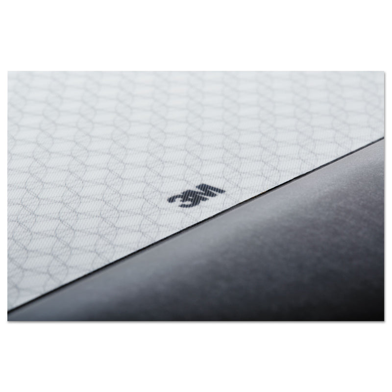 3M Mouse Pad with Precise Mousing Surface and Gel Wrist Rest, 8.5 x 9, Gray/Black