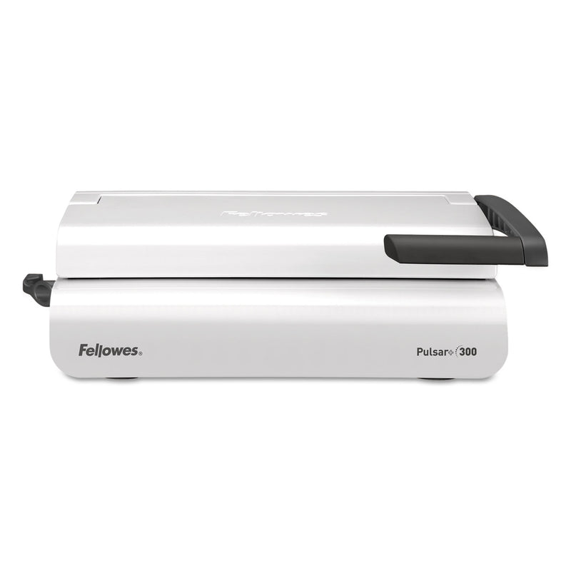 Fellowes Pulsar Manual Comb Binding System, 300 Sheets, 18.13 x 15.38 x 5.13, White