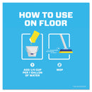 Mr. Clean Multipurpose Cleaning Solution with Febreze, 128 oz Bottle, Meadows and Rain Scent