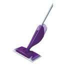 Swiffer WetJet Mop, 11 x 5 White Cloth Head, 46" Purple/Silver Aluminum/Plastic Handle