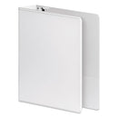 Wilson Jones Heavy-Duty Round Ring View Binder with Extra-Durable Hinge, 3 Rings, 2" Capacity, 11 x 8.5, White