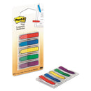 Post-it Arrow 0.5" Page Flags, Blue/Green/Purple/Red/Yellow, 20/Color, 100/Pack
