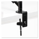Fellowes Designer Suites Flat Panel Monitor Arm, 180 Degree Rotation, 45 Degree Tilt, 360 Degree Pan, Black, Supports 20 lb
